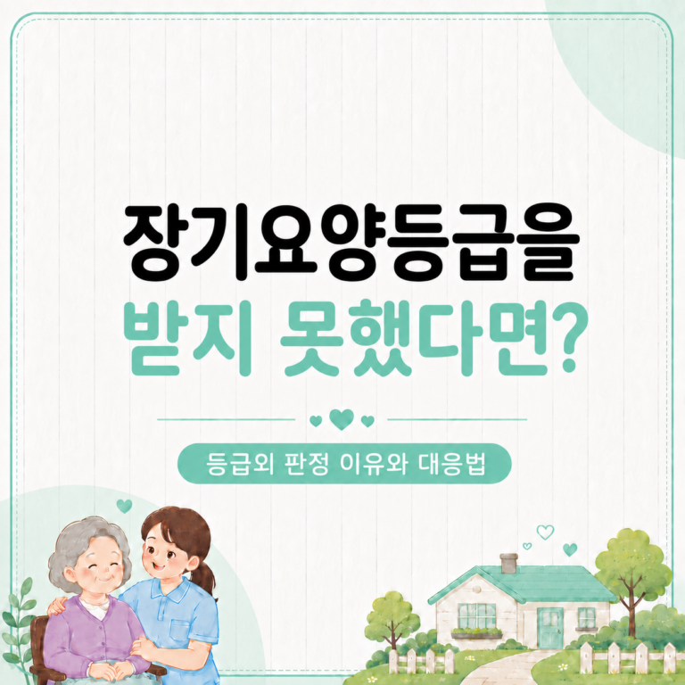 장기요양 등급외 판정