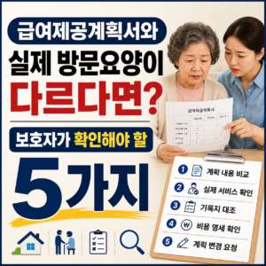 급여제공계획서와 실제 방문요양이 다르다면? 보호자가 확인해야 할 5가지 썸네일